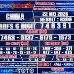 Prediksi Barong » Prediksi Togel CHINA Kamis 22 Mei 2025
